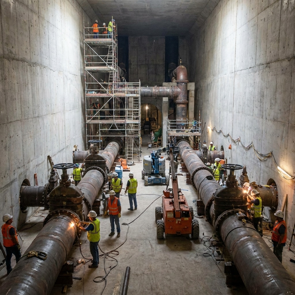 florida plumbing contractors, commercial water main